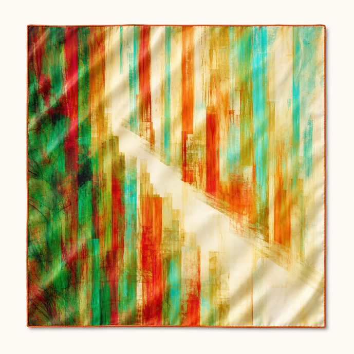 The original painting, City of Light, by Yoel Tordjman