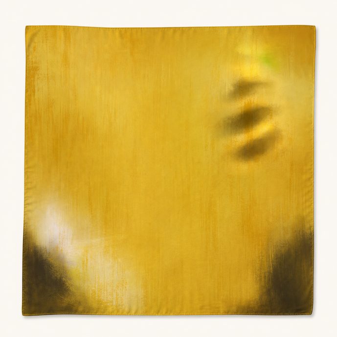 The original painting, Golden Presence, by Yoel Tordjman